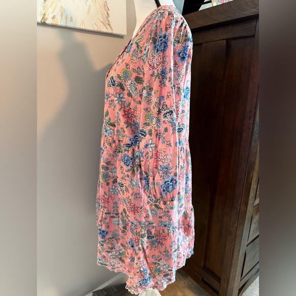 LOFT Pink Floral Dress - Picture 5 of 9